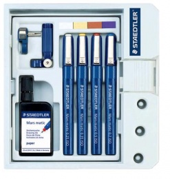 Csőtoll készlet, 0,25-0,7 mm, STAEDTLER "Mars® Matic 700"