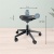 Munkaszék, görgős, ergonomikus, LEITZ "Ergo Comfort", sötétszürke